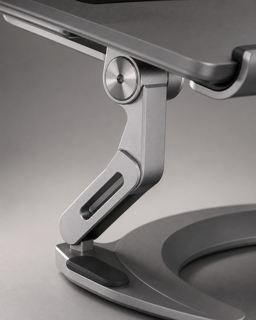 getnexgenware Adjustable Aluminum Laptop Stand – Foldable Ergonomic Desktop Riser