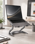 getnexgenware Adjustable Aluminum Laptop Stand – Foldable Ergonomic Desktop Riser